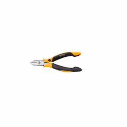 Wiha Professional ESD, Pince diagonale, Acier au carbone, Noir, Jaune, 115 mm, 11,4 cm (4.5"), 77 g