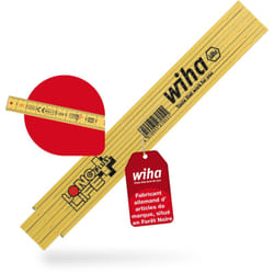 Wiha - Mètre pliant Longlife® Plus 2 m métrique, 10 branches 15 mm (27055)