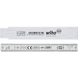 Wiha - Mètre pliant Longlife® 1 m métrique, 10 branches 13 mm (27062)