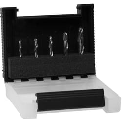 Jeu d'embouts foret à tarauder universel 1/4' 6 pcs dans un coffret (28026) - Wiha
