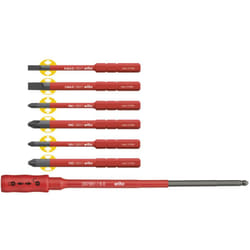 Jeu d'embouts slim electric mélangé avec porte-embout slimBit 7 pcs (36079) - Wiha