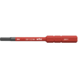 Wiha - Embout slim electric Six pans 3.0 mm x 75 mm (37147)