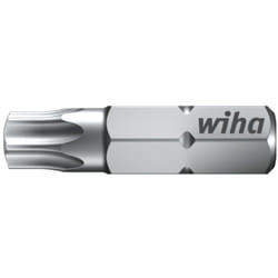 Boites d'embouts Standard 25 mm torx® Tamper Resistant (avec alésage) 1/4' dans un coffret 2 pcs (38650) - Wiha