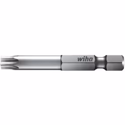DIN 3126, ISO 1173, Forme E6,3 Composition: 2x Embout Professional 50 mm TORX® 1/4" E6,3 T15 (32307)