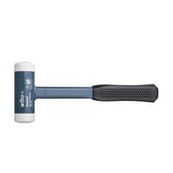 Wiha 39021 Marteau en plastique Noir, Bleu, Blanc