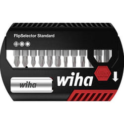 Coffret dembouts WIHA Flipselector Standard mixte 13 pcs + Porte embout universel + attache ceinture - 39060