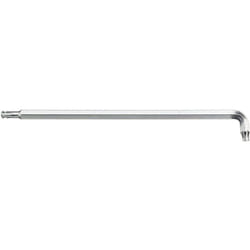 Wiha - Clé mâle torx® à tête sphérique avec jambe courte, argent titane T6 (40967)