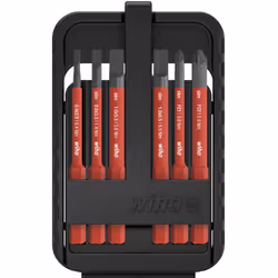 Wiha 43157, 6 pièce(s), Cruciforme, Fente, PZ 1, PZ 2, 2.5,3.5,5.5,6.5 mm, 142 g