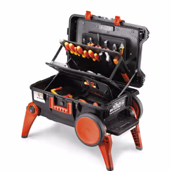 Wiha XXL III electric, Ensemble de boîte à outils, Noir, Rouge, Charnière, 683 mm, 496 mm, 335 mm