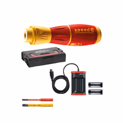 Wiha 44318, Tournevis électrique, Rouge, Jaune, Batterie, Lithium-Ion (Li-Ion), 1,04 kg