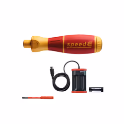 Wiha 44351, Tournevis électrique, Poignée droite, Rouge, Jaune, Batterie, Lithium-Ion (Li-Ion), 818 g