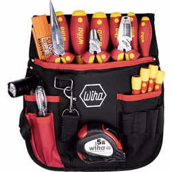 BIEN PENSÉ : mains libres et pas de détérioration des vêtements de travail grâce à la trousse à outils pouvant être fixée à l ...