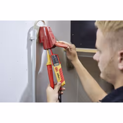 Wiha 45217 Tournevis Testeur de Tension AC/DC 1000V LCD IP64 Rouge Jaune - Vue supplémentaire 5