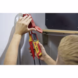 Wiha 45217 Tournevis Testeur de Tension AC/DC 1000V LCD IP64 Rouge Jaune - Vue supplémentaire 7