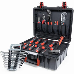 Caisse à outils WIHA - 46 pièces – Kit de base L pour mécanicien - 45256
