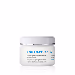 Annemarie Börlind Aquanature Rehydrating Night Cream, Crème de nuit, Femmes, Peau sèche, Visage, Hydratant, Hydratant, Nourri ...