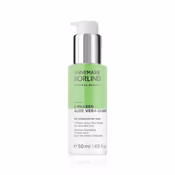 Annemarie Börlind 2-phase Aloe Vera Shake, 50 ml, Peau sensible, Anti-rougeurs, Calmant, Relaxation, Flacon pompe, ORGANIC AL ...