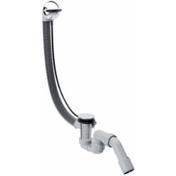 Flexaplus - Ensemble complet avec garniture de vidage et trop-plein pour baignoires normales chrome 58143000 - Hansgrohe