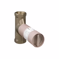 hansgrohe raccord corps de base vanne Céramique DN15 débit 40l / min avec sortie libre, manchon sec, convient à tous les robi ...