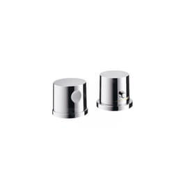 Axor Uno - Set de finition du mitigeur thermostatique pour montage sur bord de baignoire, installation 2 trous, chrome 38480000
