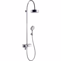 Pomme de douche AXOR Citterio 180 1 jet Taille de pomme de douche : 180 mm Douchette de tête réglable en angle Type de faisce ...