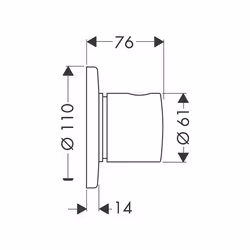 Hansgrohe 15932000 vanne de plomberie