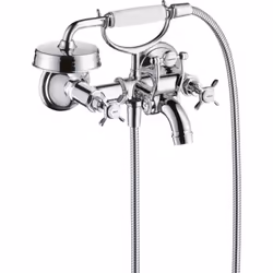 Saillie 220 mm avec rosaces Entreaxe 170 ± 32 mm jet normal Soupapes en céramique chaud/froid 180 Débit 22 l/min support de d ...