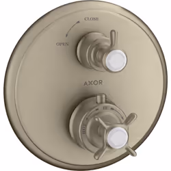 1 consommateur Cartouche thermostatique, valve céramique 90°. Serrure de sécurité à 40° C Limite de température réglable Débi ...