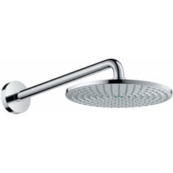 Hansgrohe - Raindance - Douche de tête s 240 Air 1jet ECOSmart 9 l/min avec bras de douche 39 cm, chrome 27461000