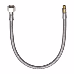 Tuyau de raccordement HG avec M8x0.75 G 3/8Z écrou 450mm. Version : 450 mm, marque : HANSGROHE. Version : 450 mm, marque : HA ...
