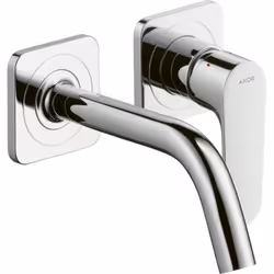 Composé de : Mitigeur monocommande de lavabo encastré pour montage mural, garniture de vidage Saillie 167 mm jet normal Débit ...