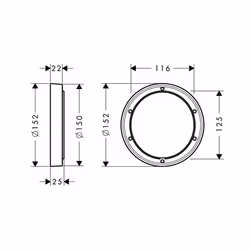 Hansgrohe 13597000 raccord et pièce de robinetterie