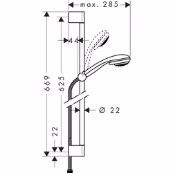 Hansgrohe Crometta 85