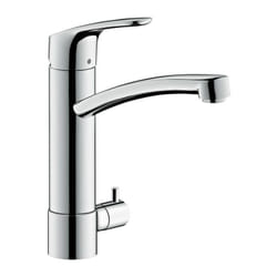 Focus M41 mitigeur de cuisine 200 2000 jet 31803000 200, avec robinet d&39arrêt, pivotante , chromé - Hansgrohe