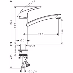 Hansgrohe Focus Chrome - Vue supplémentaire 4