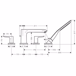 Hansgrohe Metris Chrome