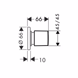 Hansgrohe 31677000 vanne de plomberie