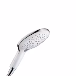 Hansgrohe Raindance Select S, Pommeau de douche, Chrome, Blanc, Mur