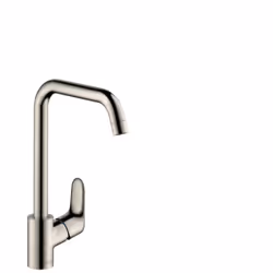 Hansgrohe Focus, Robinet de salle de bain, Acier inoxydable