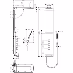 Hansgrohe Raindance système de douche Chrome