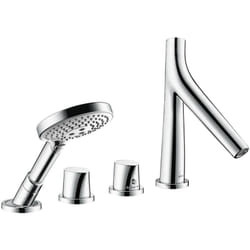 Axor Starck Organic - Mitigeur thermostatique 4 trous sur plage de carrelage, chrome 12426000
