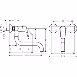 Hansgrohe Focus Chrome