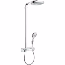Raindance Select E 300 douche de tête 3 jets Dimensions de la pomme de douche : 300x190 mm Tablette en verre de sécurité Type ...