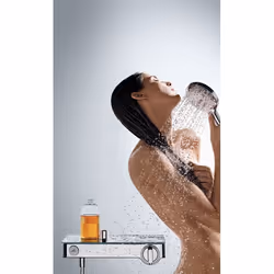 Hansgrohe ShowerTablet Select Chrome, Blanc