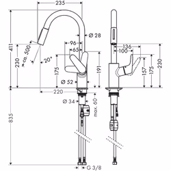 Hansgrohe Focus Acier inoxydable - Vue supplémentaire 4