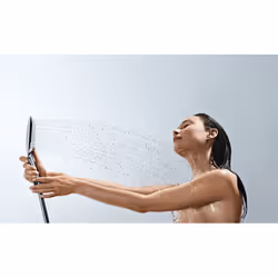 Hansgrohe Raindance Select E Pommeau de douche Chrome, Blanc