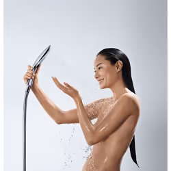 Hansgrohe Raindance Select E Pommeau de douche Chrome, Blanc - Vue supplémentaire 4