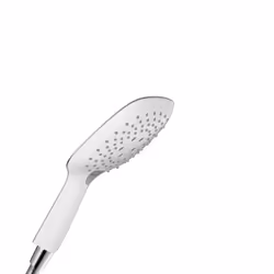 Hansgrohe Raindance Select E, Pommeau de douche, Chrome, Blanc, Mur