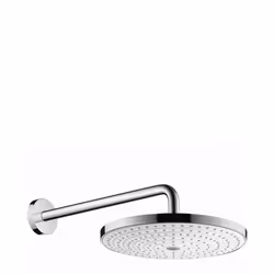 Hansgrohe Raindance Select S, Pomme de douche fixe, Chrome, Blanc, Plafond