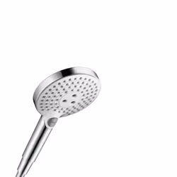Hansgrohe Raindance Select S, Pommeau de douche, Chrome, Blanc, Mur